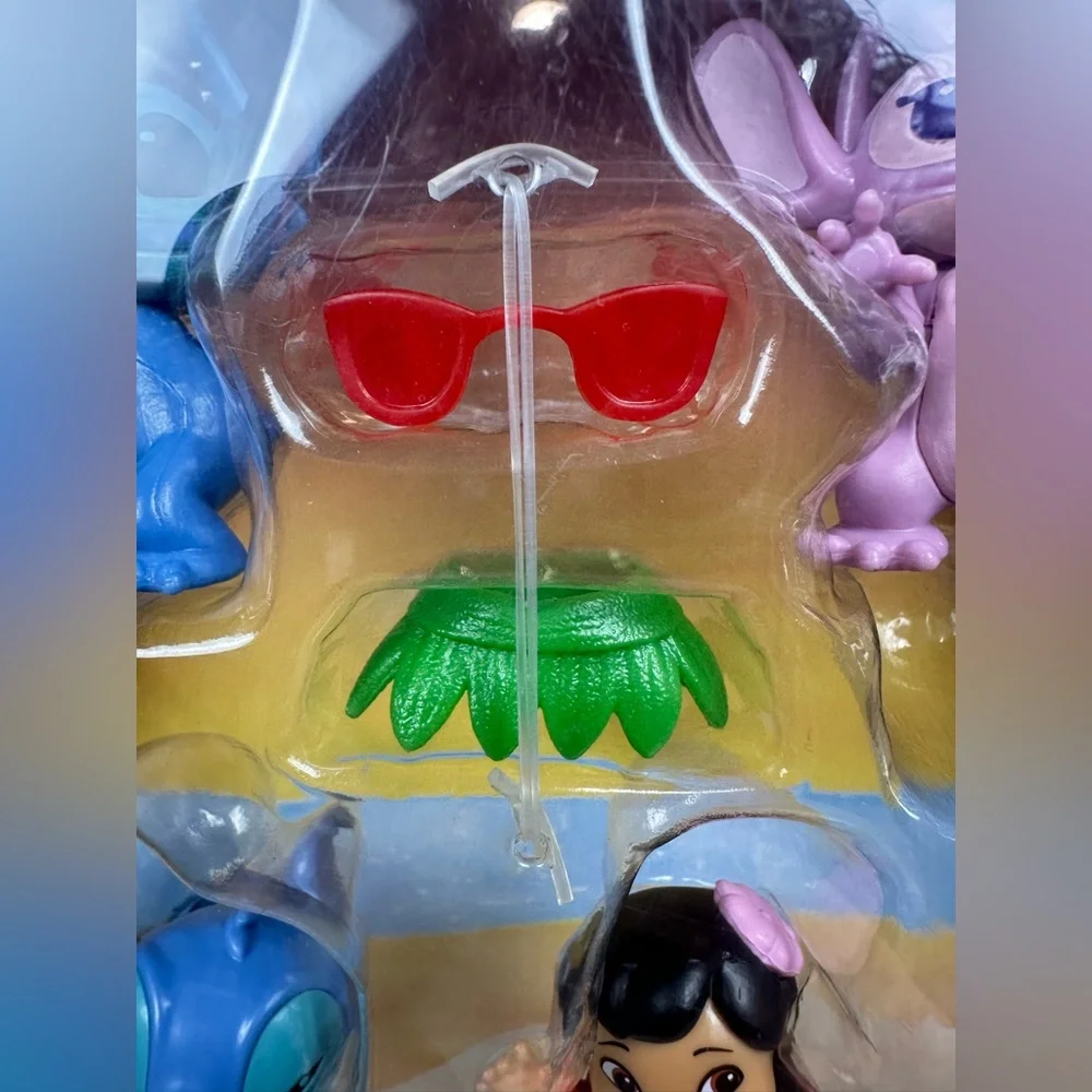 Disney Stitch Collectibles Includes 6 Lilo & Stitch Toy Figures 11 Pc Set Age 3+